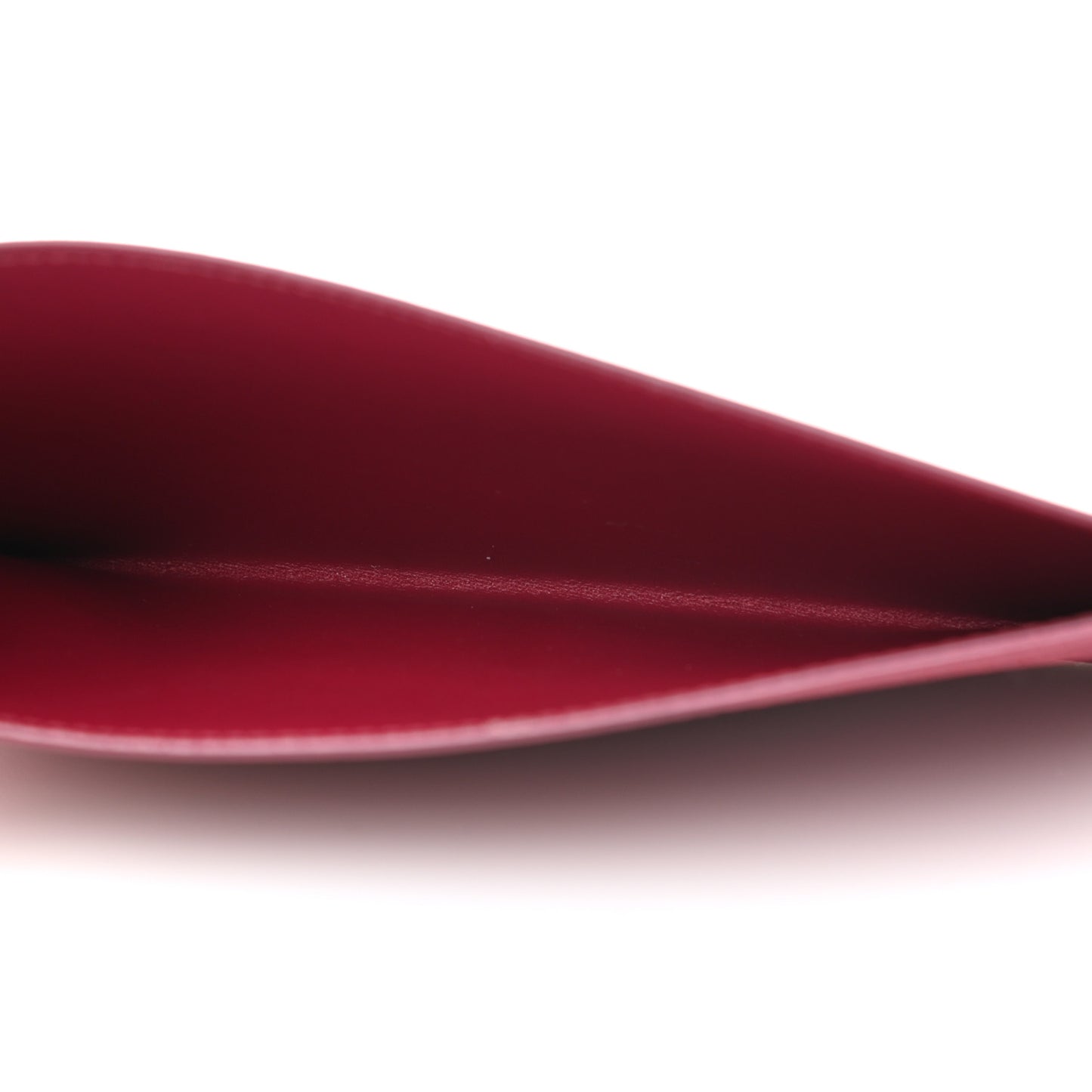 Calfskin Felicie Card Holder Insert Fuchsia