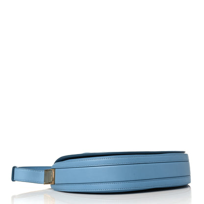 Burberry Calfskin Small Olympia Shoulder Bag Blue 4 of 8