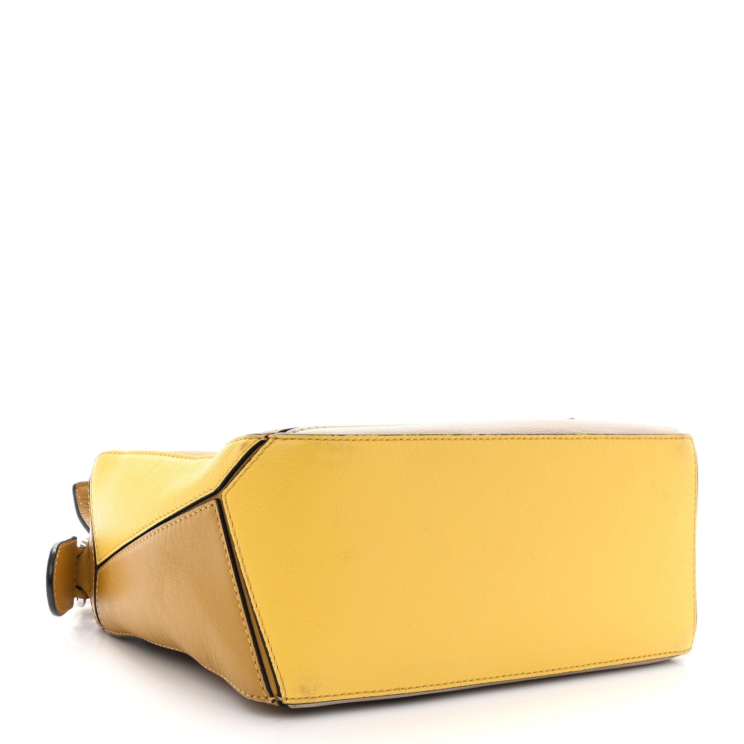 Loewe Calfskin Small Puzzle Bag Ocre Yellow 4 of 14