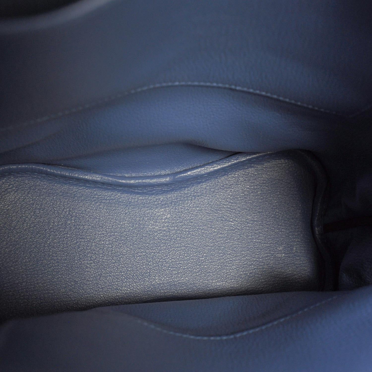 Hermes Taurillon Clemence SO KELLY 26 Blanc and Mykonos 6 of 10