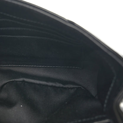Saint Laurent Calfskin Y Quilted Monogram Monochrome Toy Loulou Crossbody Bag Black 6 of 10
