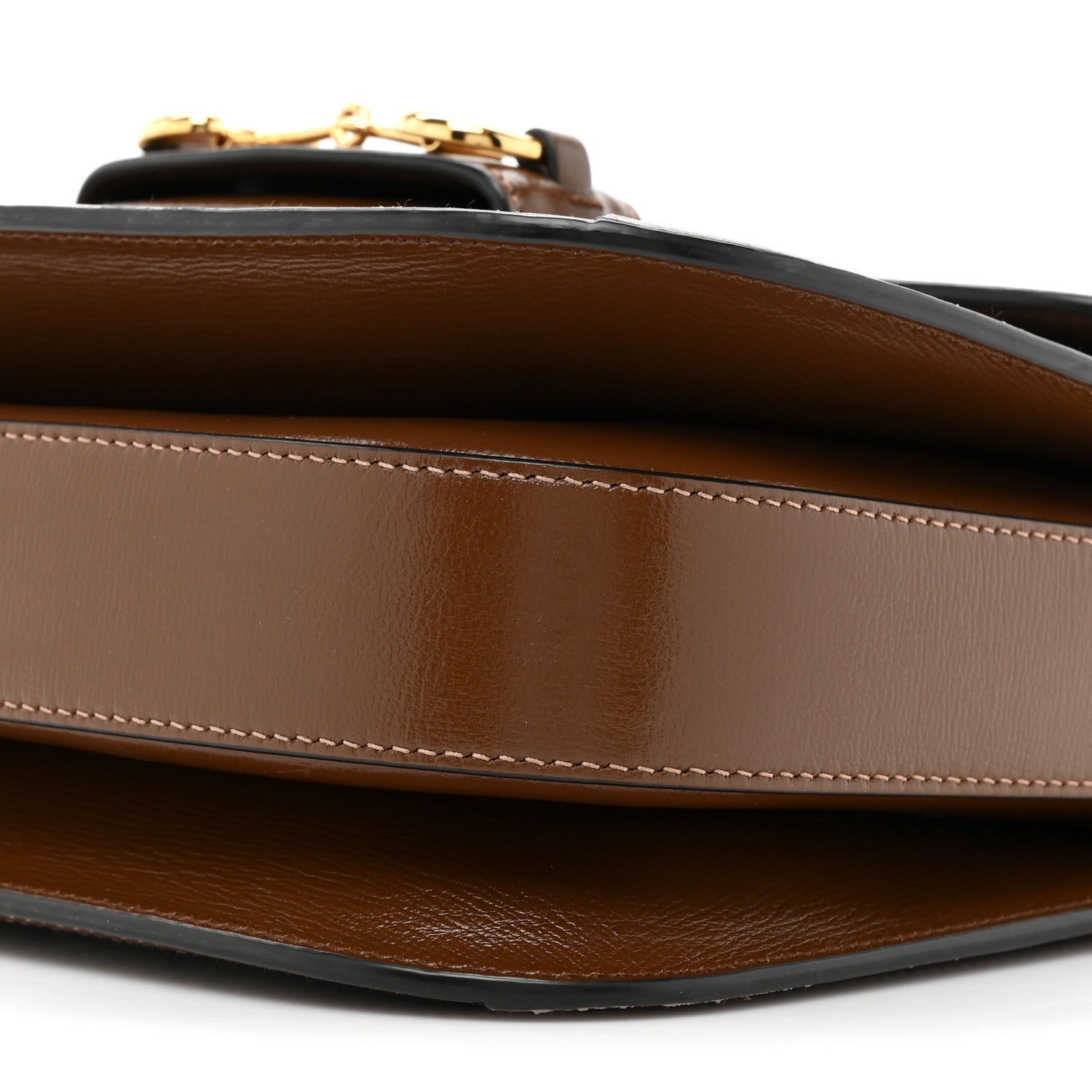 Gucci GG Supreme Monogram Horsebit 1955 Shoulder Bag Beige Brown Sugar 9 of 14