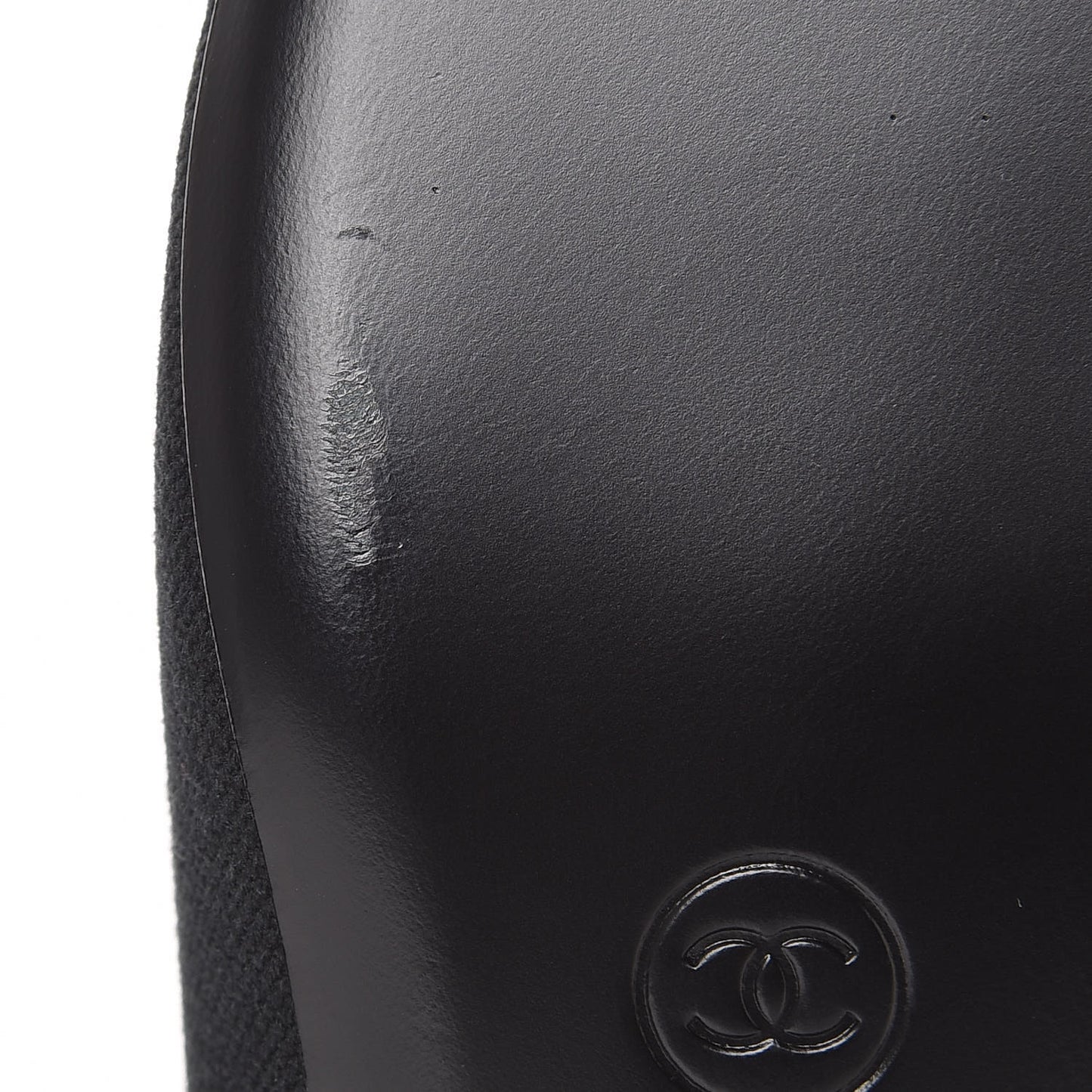Fabric Velvet Cap Toe Mules 41 Black