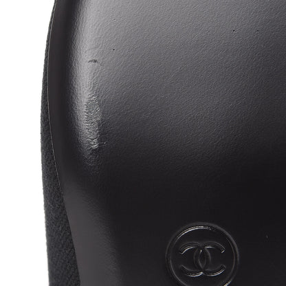 Chanel Fabric Velvet Cap Toe Mules 41 Black 8 of 8