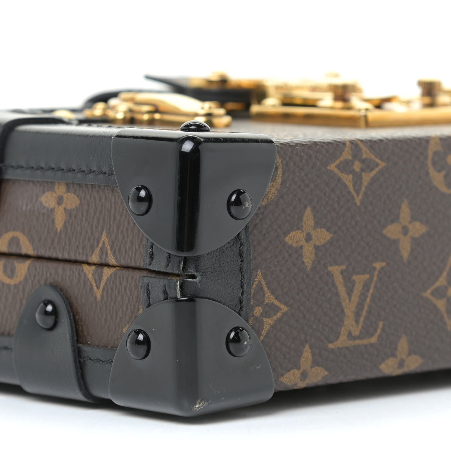 Louis Vuitton Monogram Petite Malle Black 5 of 13