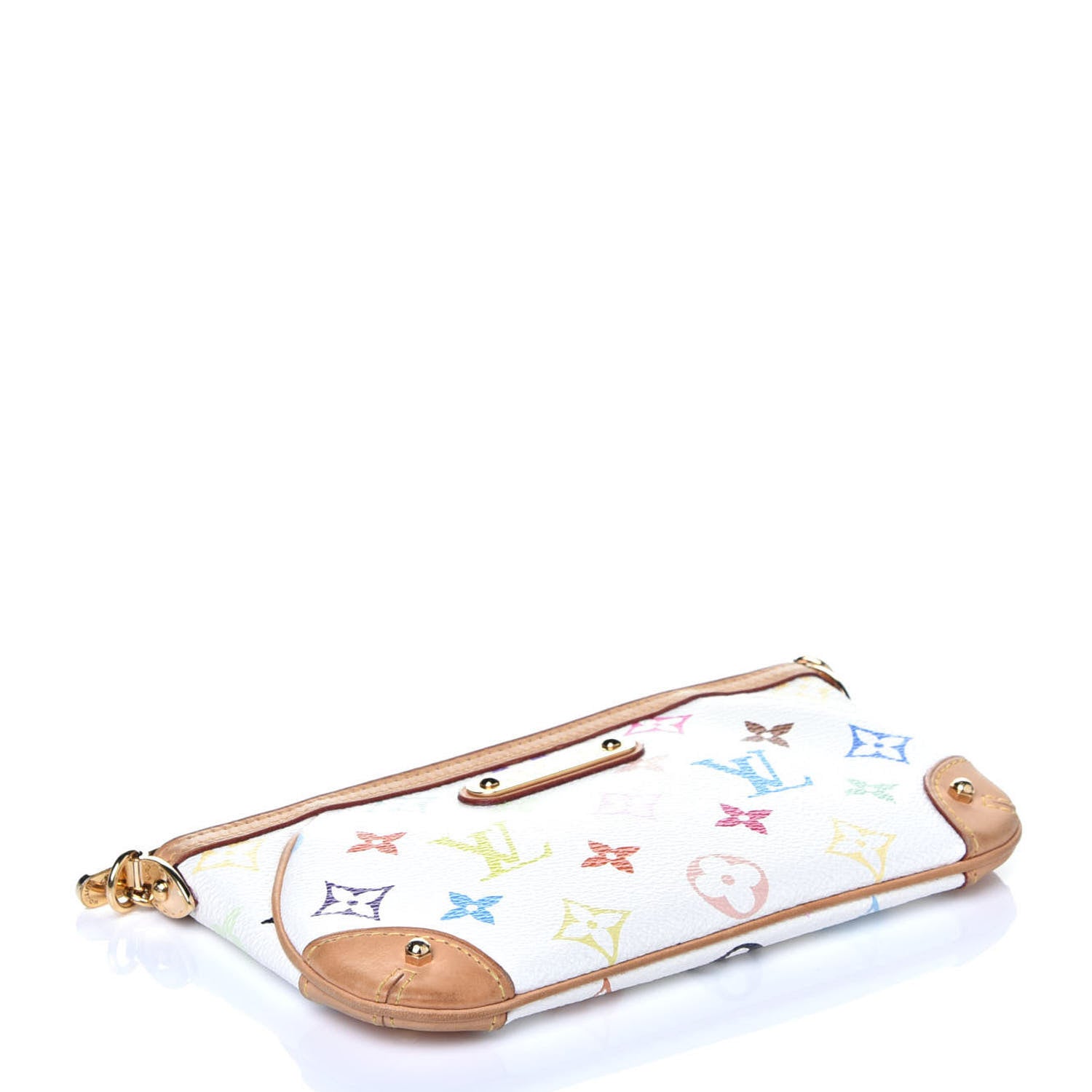Louis Vuitton Monogram Multicolor Pochette Milla MM White 4 of 7