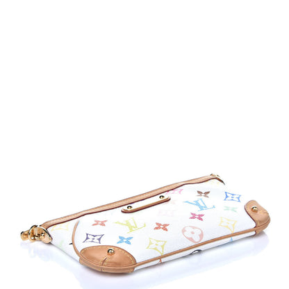 Louis Vuitton Monogram Multicolor Pochette Milla MM White 4 of 7