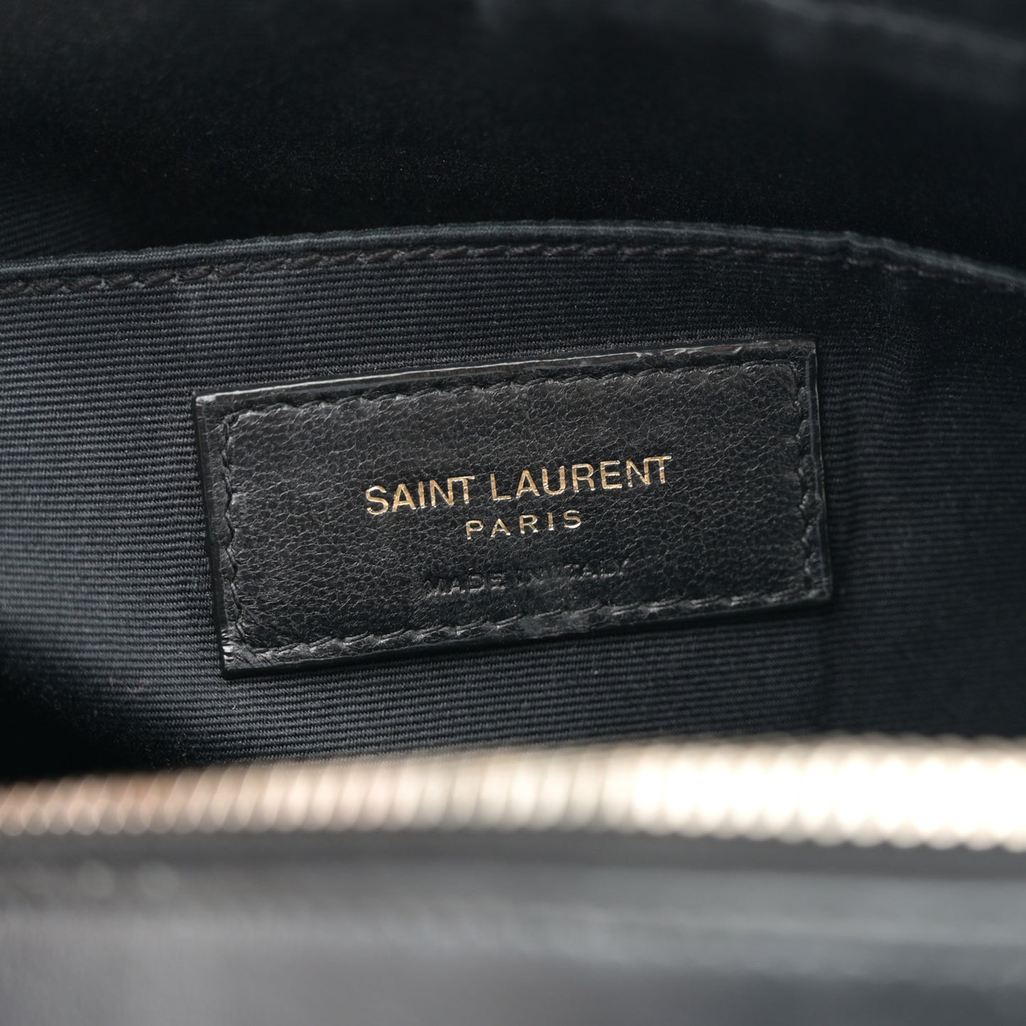 Calfskin Matelasse Monogram Lou Camera Bag Black