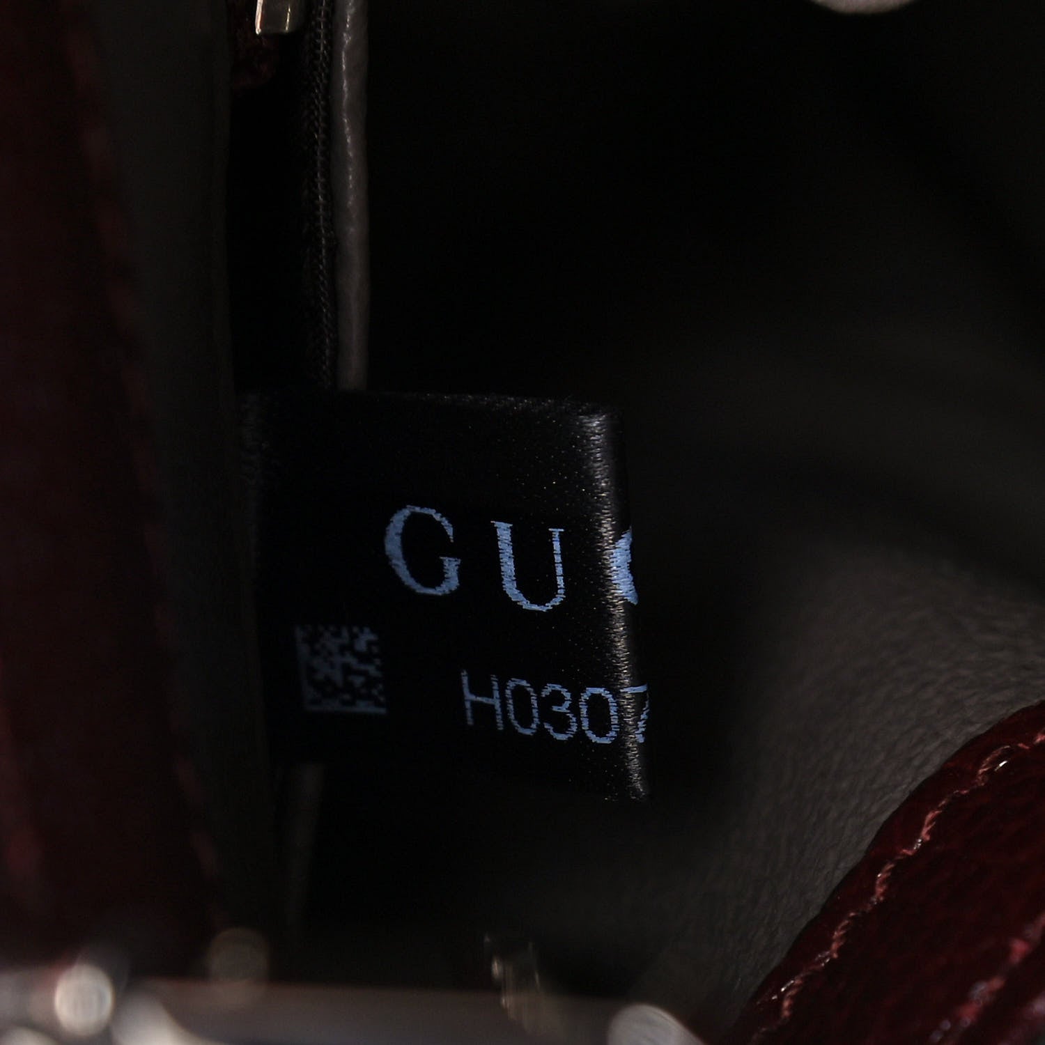 Gucci Grainy Calfskin Small Zumi Top Handle Bag Vintage Bordeaux 9 of 12