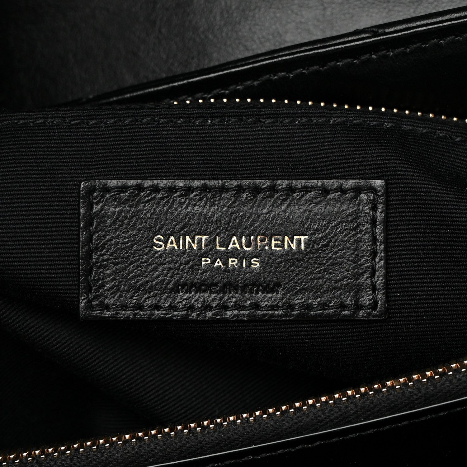 Saint Laurent Calfskin Y Quilted Monogram Medium Loulou Chain Satchel Black 6 of 16