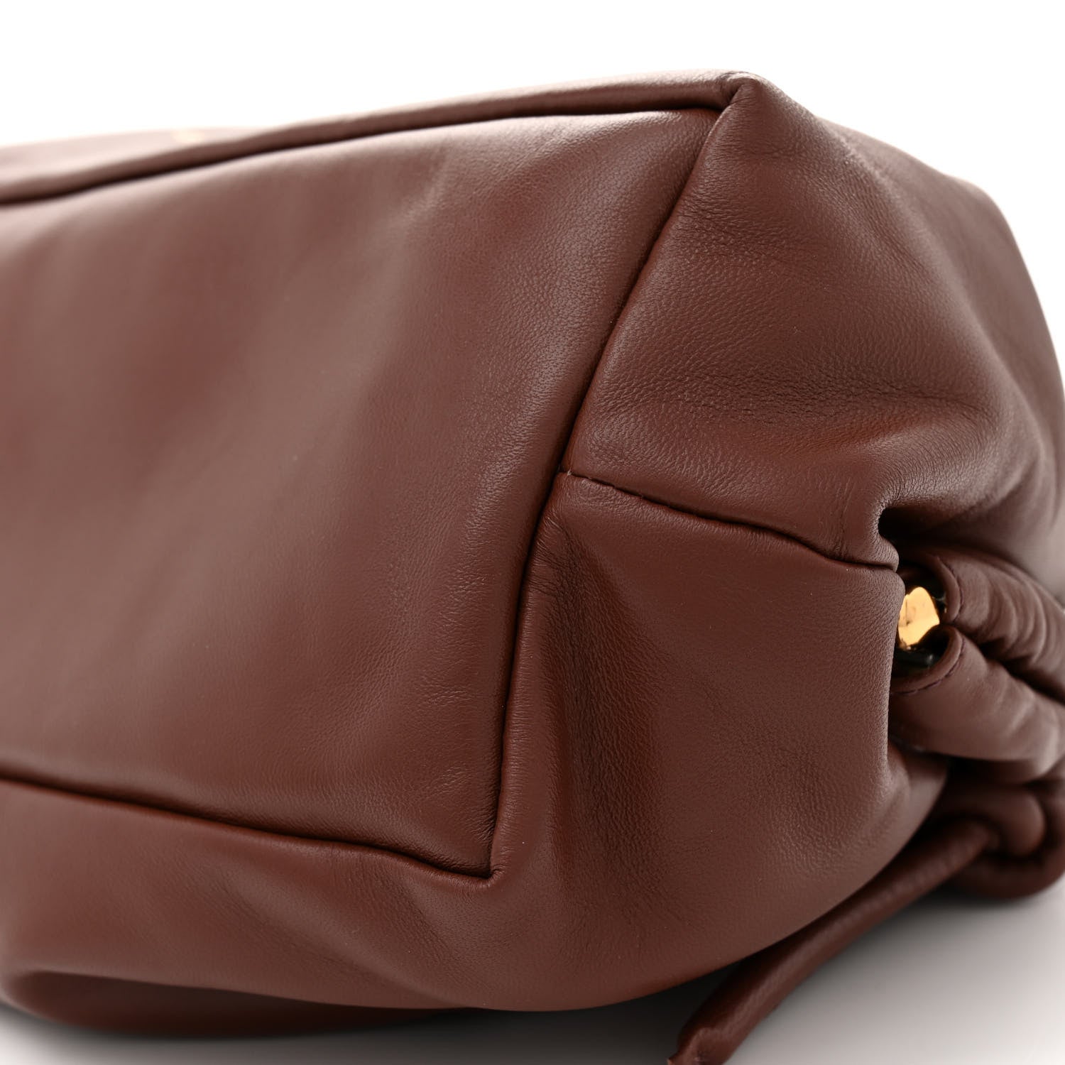 Mansur Gavriel Lambskin Oversized Cloud Clutch Chocolate 9 of 10