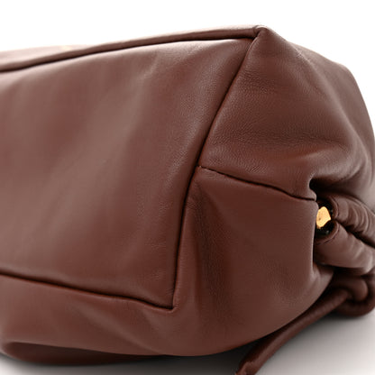 Mansur Gavriel Lambskin Oversized Cloud Clutch Chocolate 9 of 10