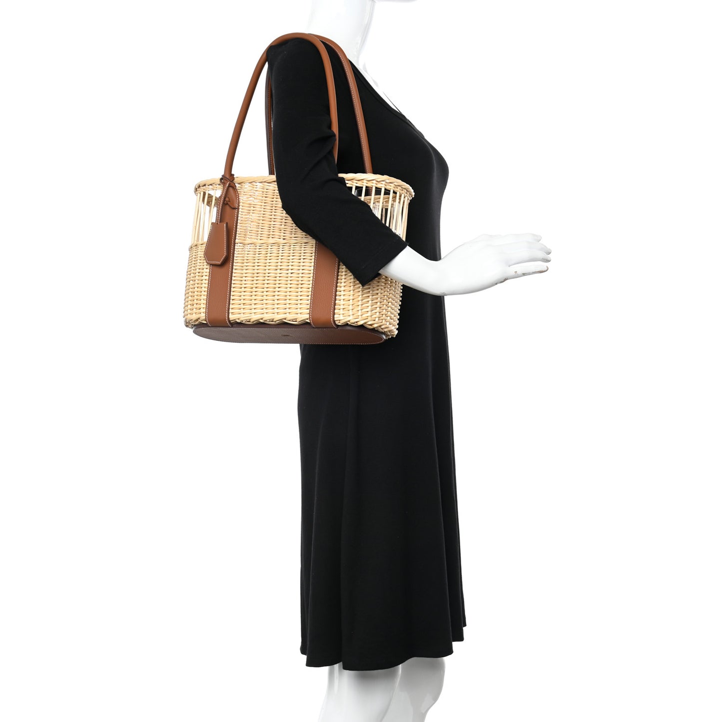 Barenia Wicker Park Bottle Basket