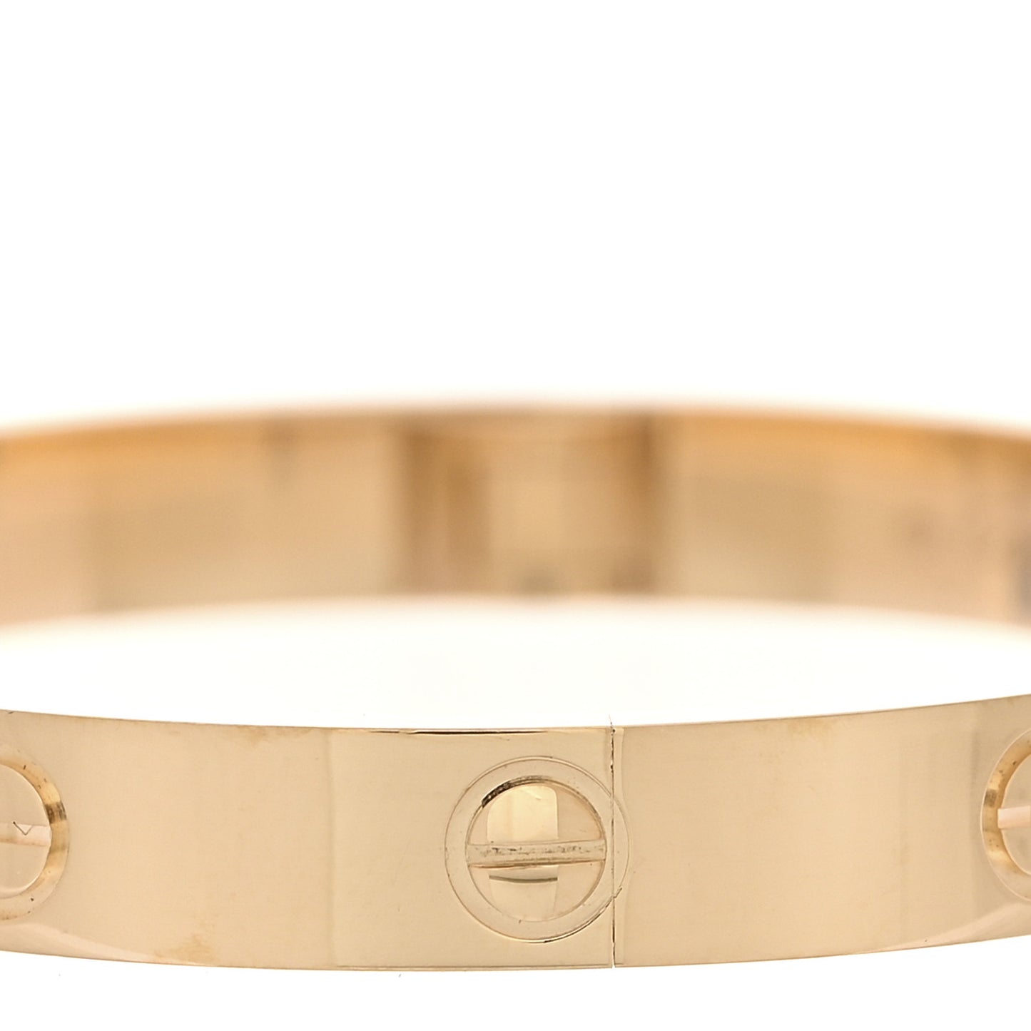 18K Yellow Gold 4 Diamond LOVE Bracelet 16