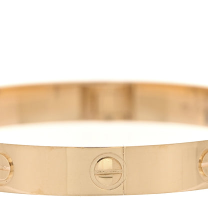 Cartier 18K Yellow Gold 4 Diamond LOVE Bracelet 16 4 of 9