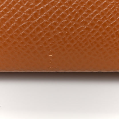 Hermes Epsom Calvi Duo Card Case Gold 10 of 11