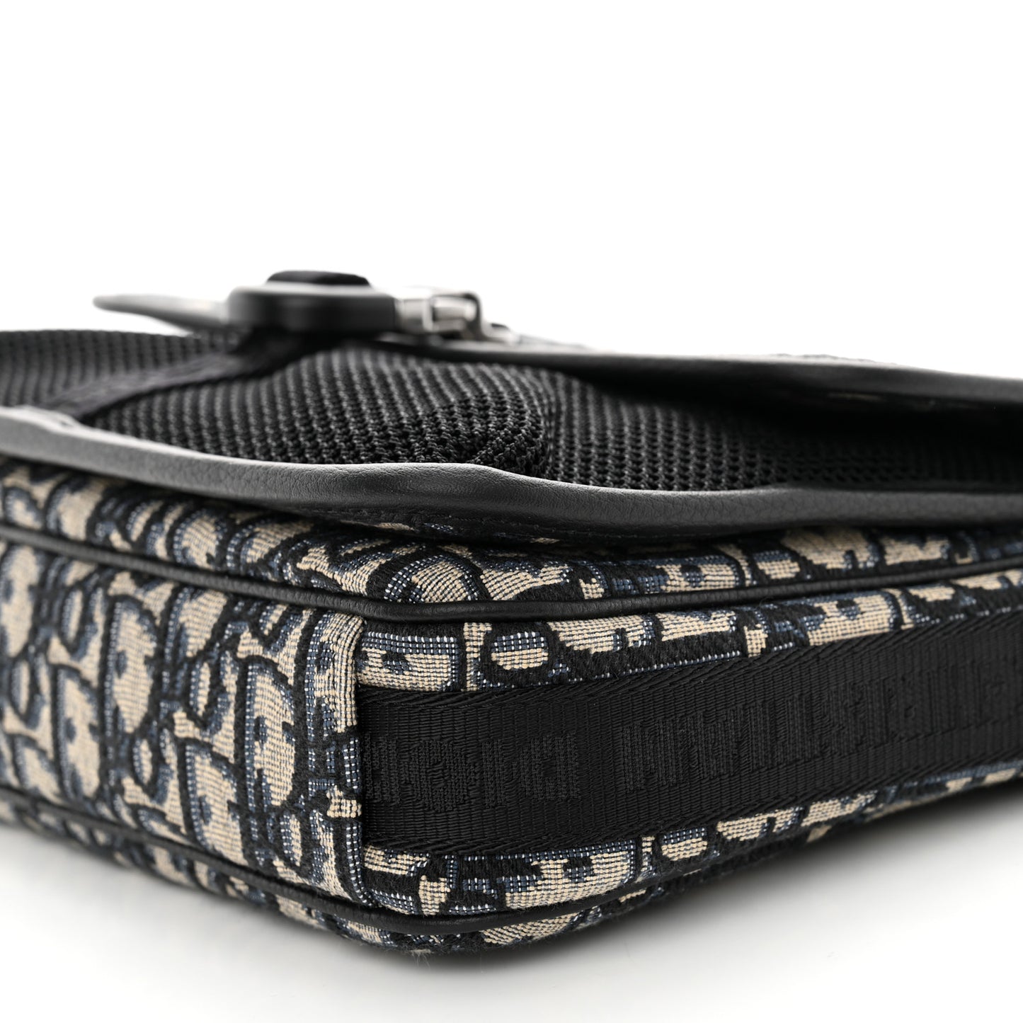 Oblique Mesh Dior 8 Bag With Strap Black