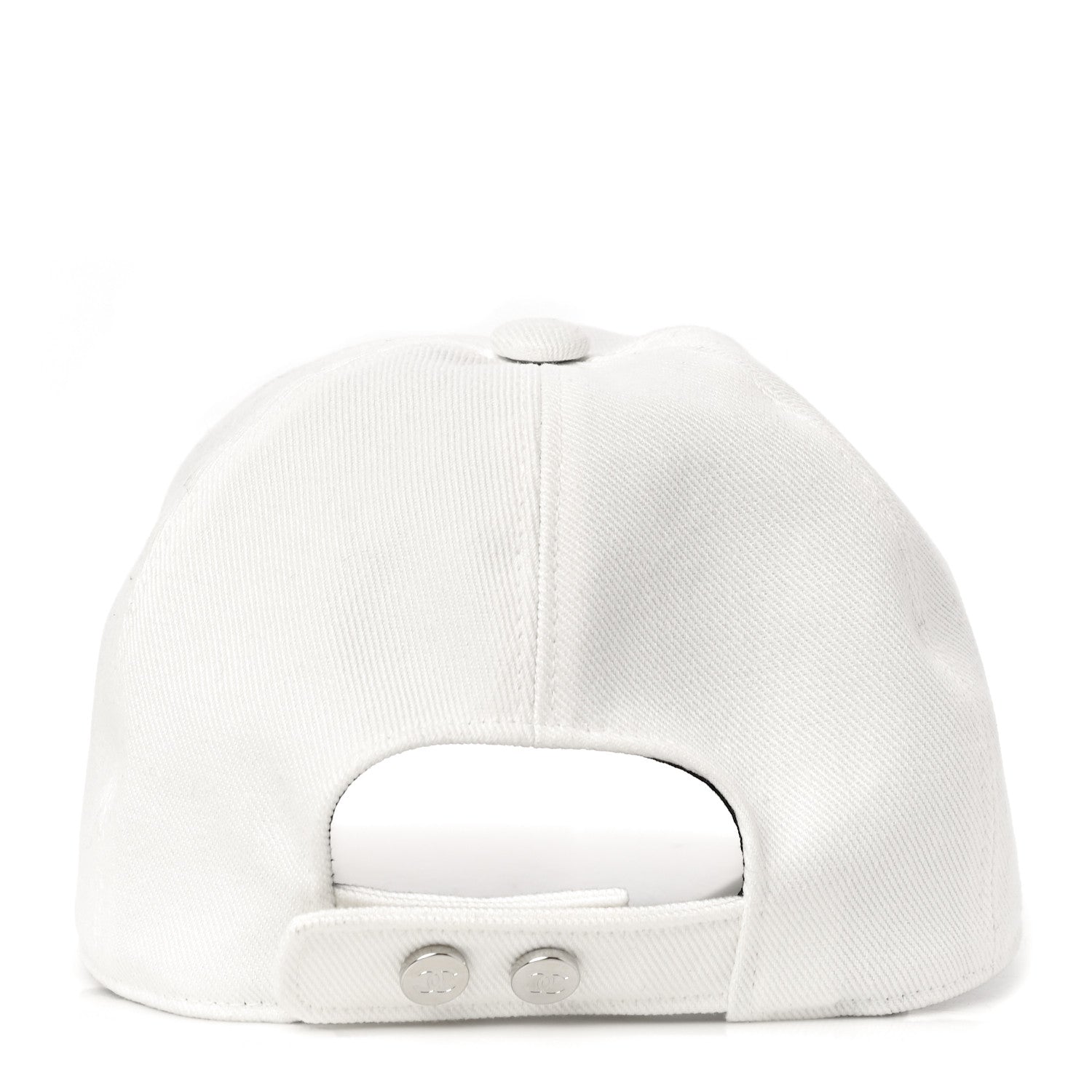 Chanel Cotton Sequin CC Cap Hat Ivory 4 of 6