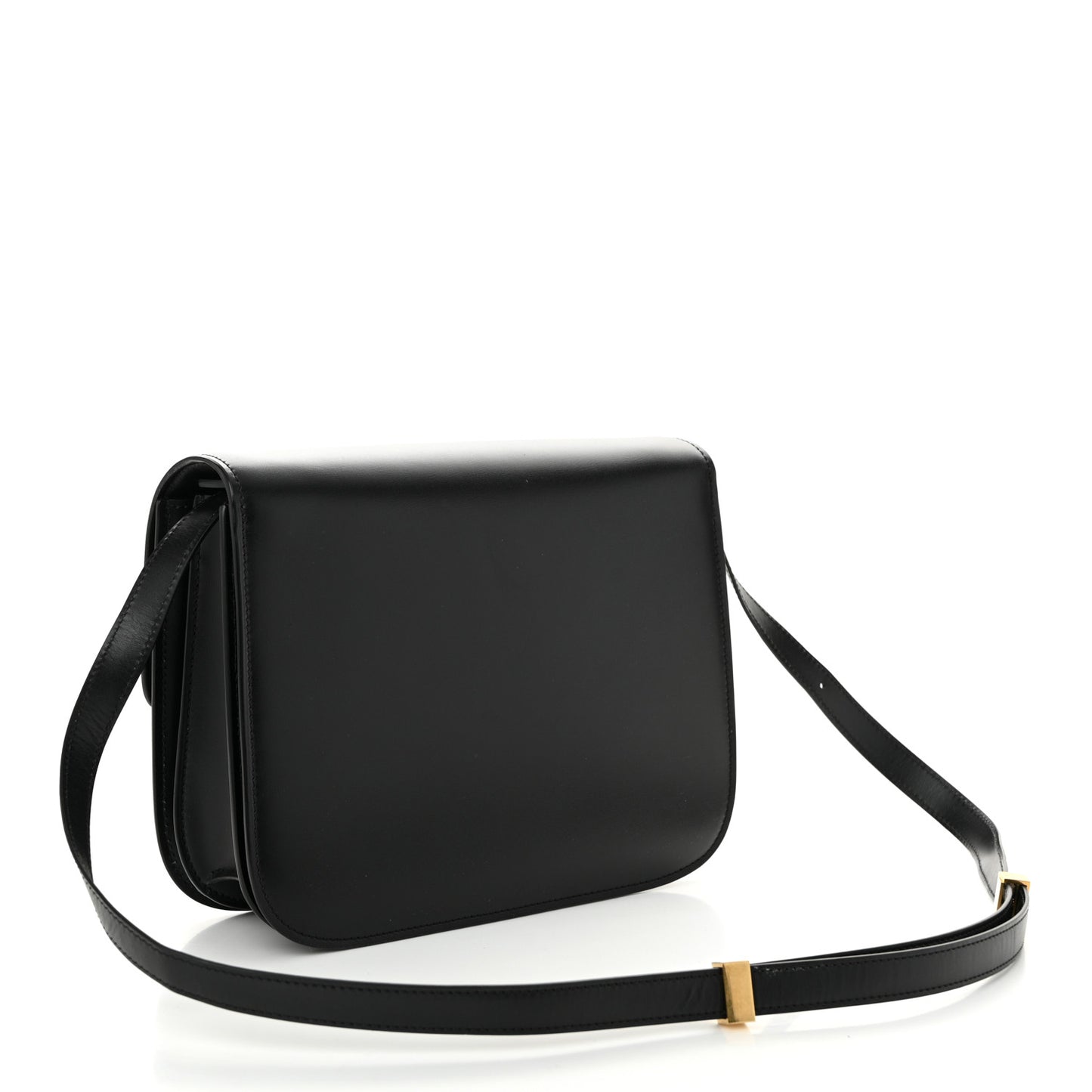 Box Calfskin Medium Classic Box Flap Black