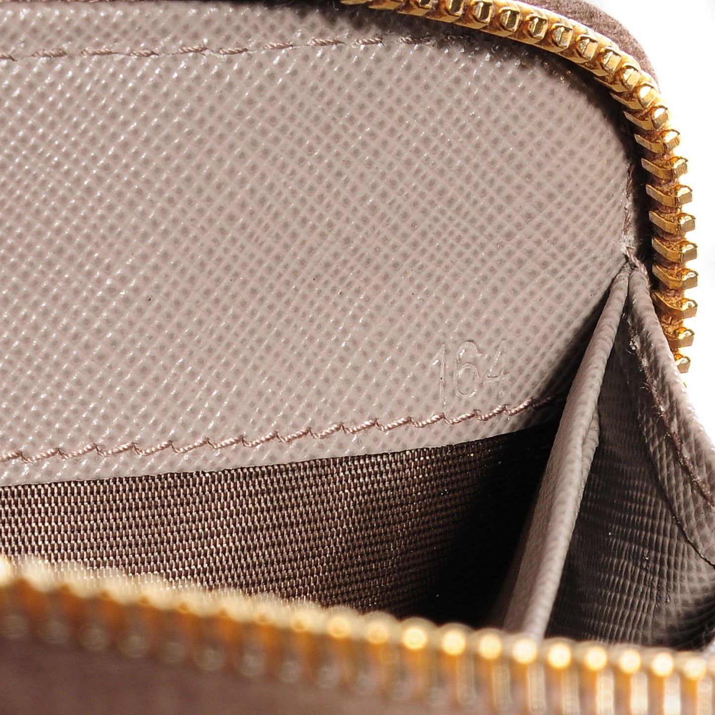 Saffiano Metal Zip Around Wallet Argilla