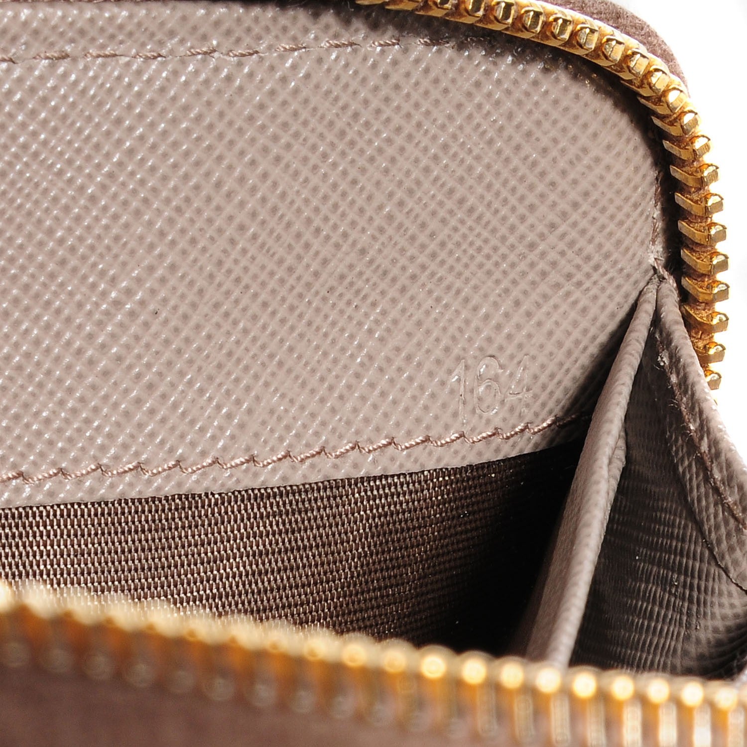 Prada Saffiano Metal Zip Around Wallet Argilla 5 of 8