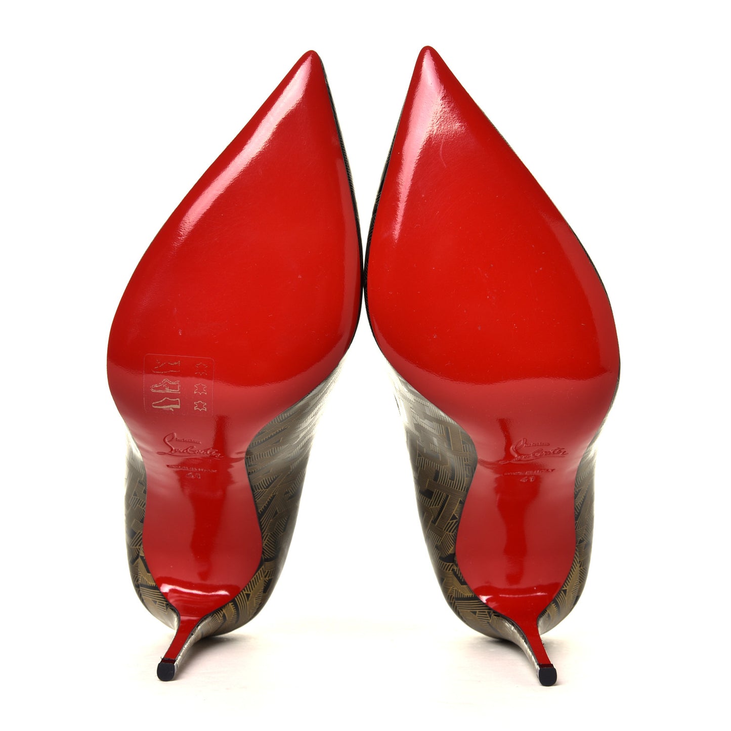Patent Pigalle Follies 100 Pumps 41 Black Gold