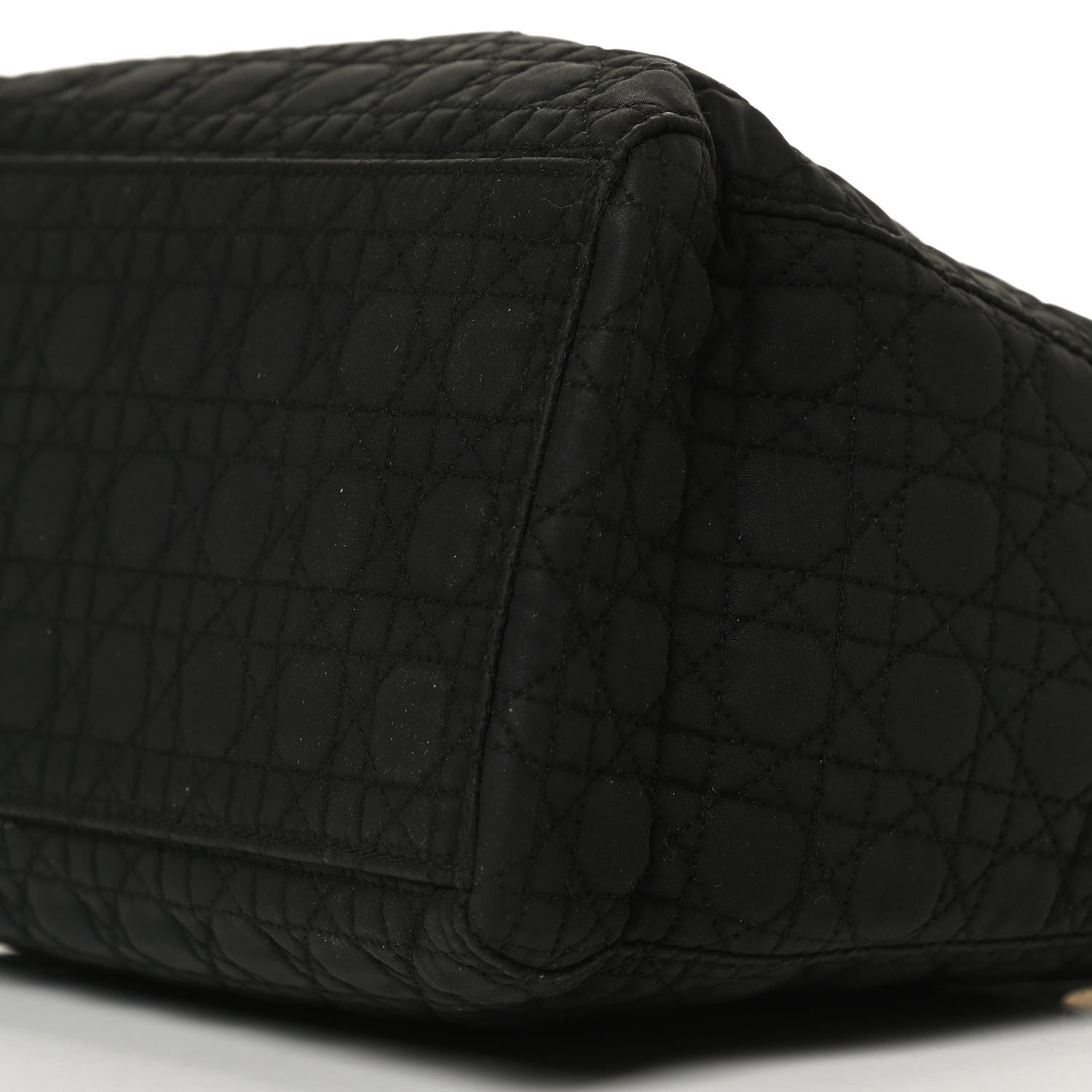 Christian Dior Nylon Cannage Medium Lady Dior Black 10 of 12