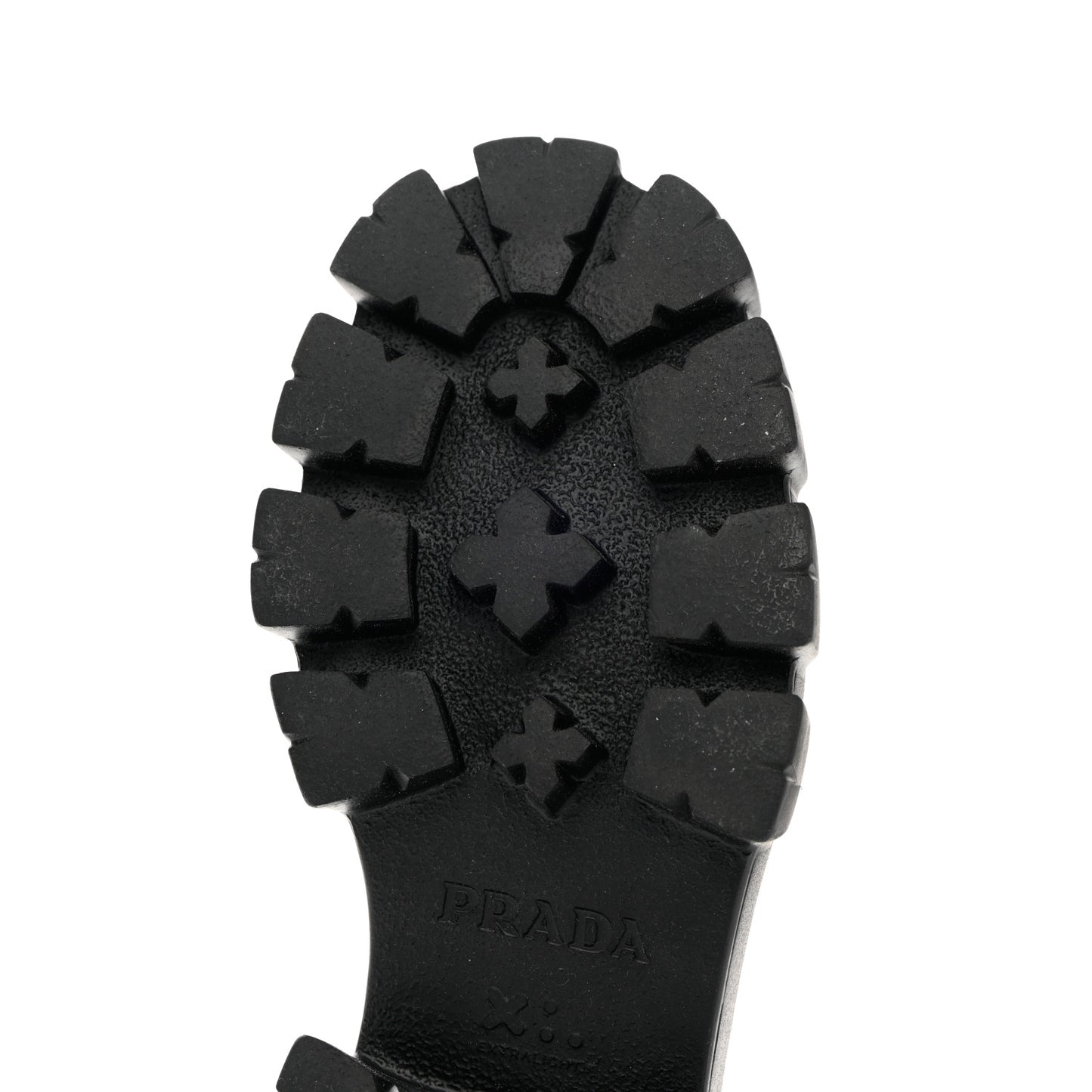 Spazzolato Rois Metal Triangle Logo Monolith 55mm Loafers 37.5 Black