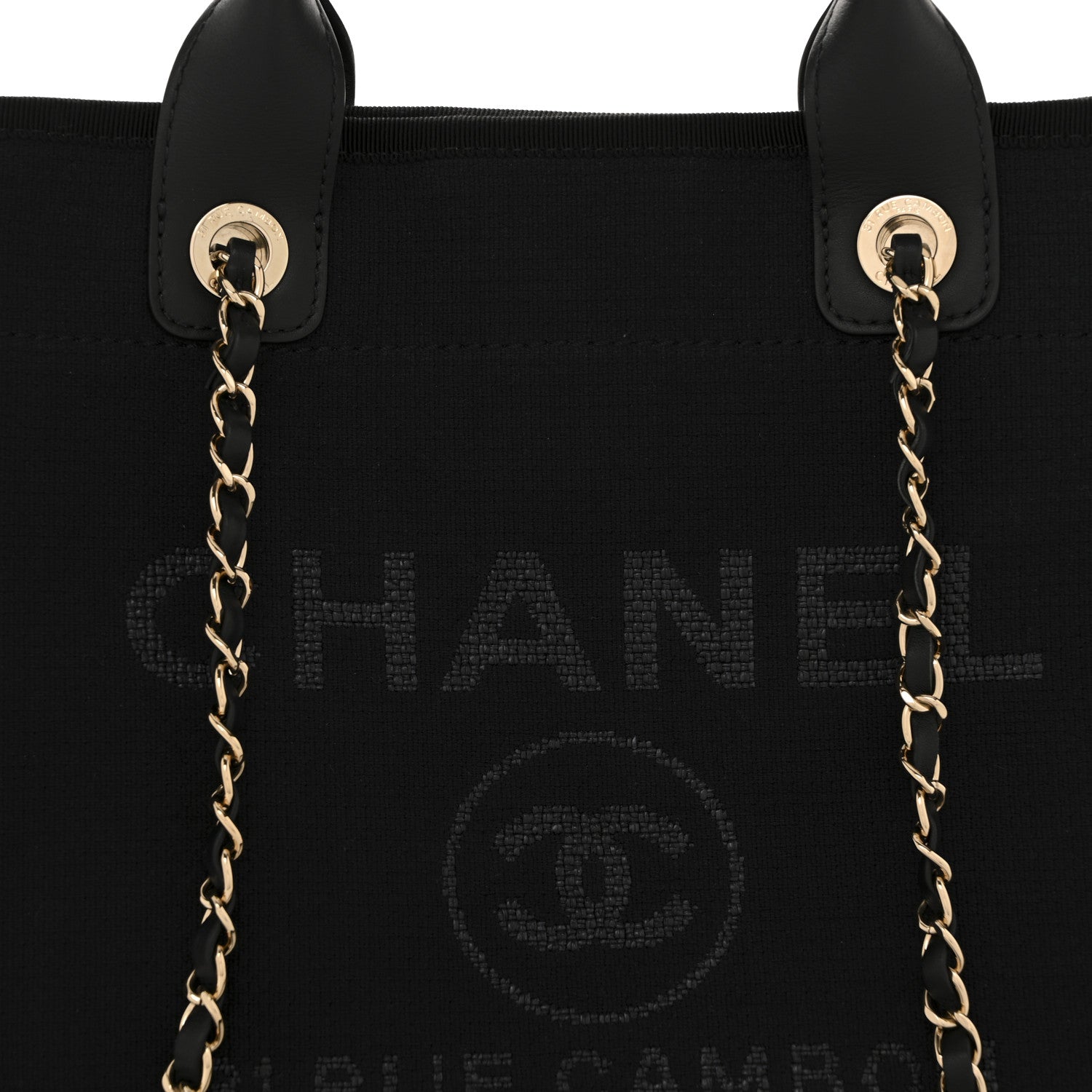 Chanel Mixed Fibers Small Deauville Tote Black 9 of 12