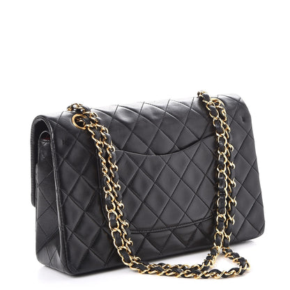 Chanel Lambskin Quilted Medium Double Flap Black 4 of 10