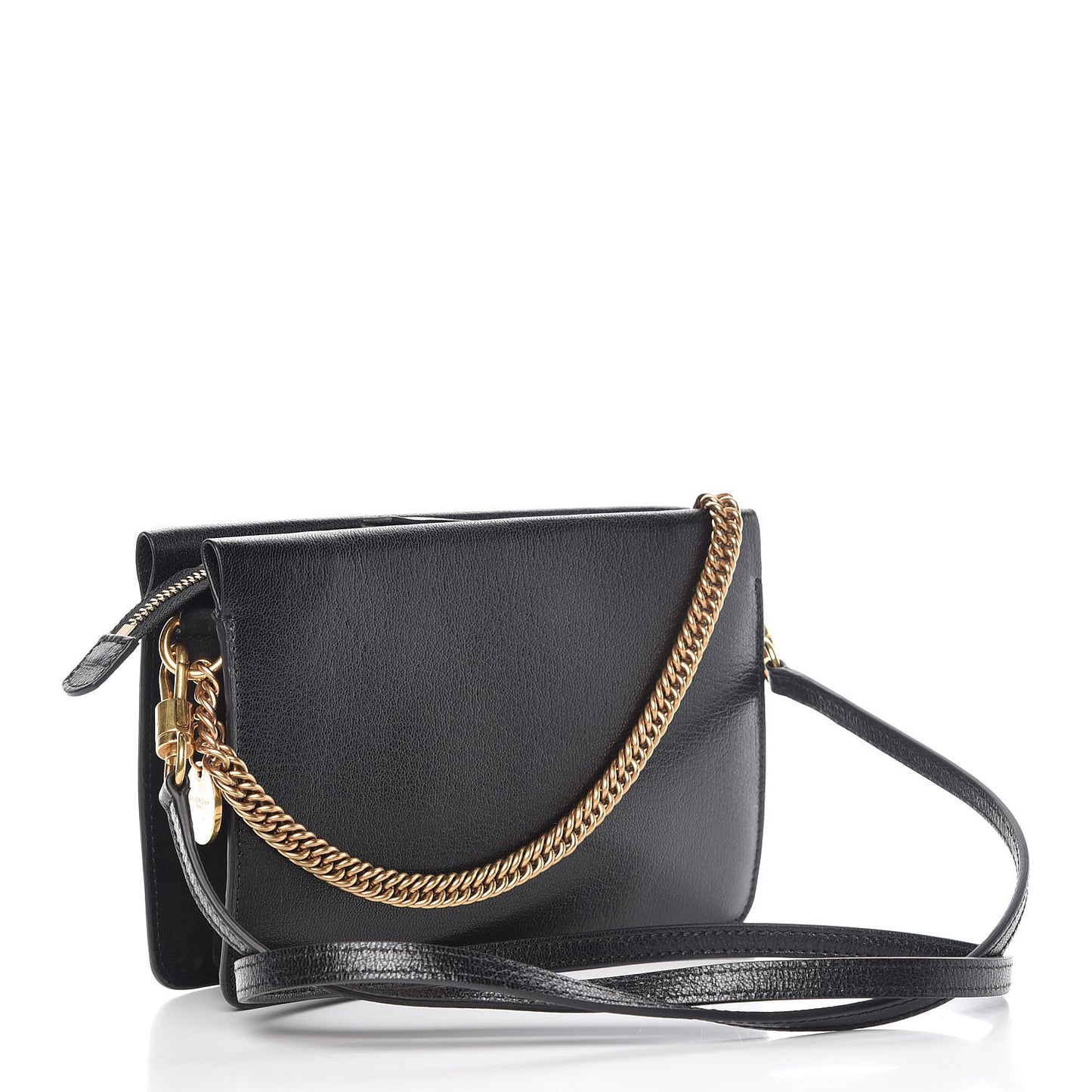Sugar Goatskin Cross 3 Crossbody Bag Black