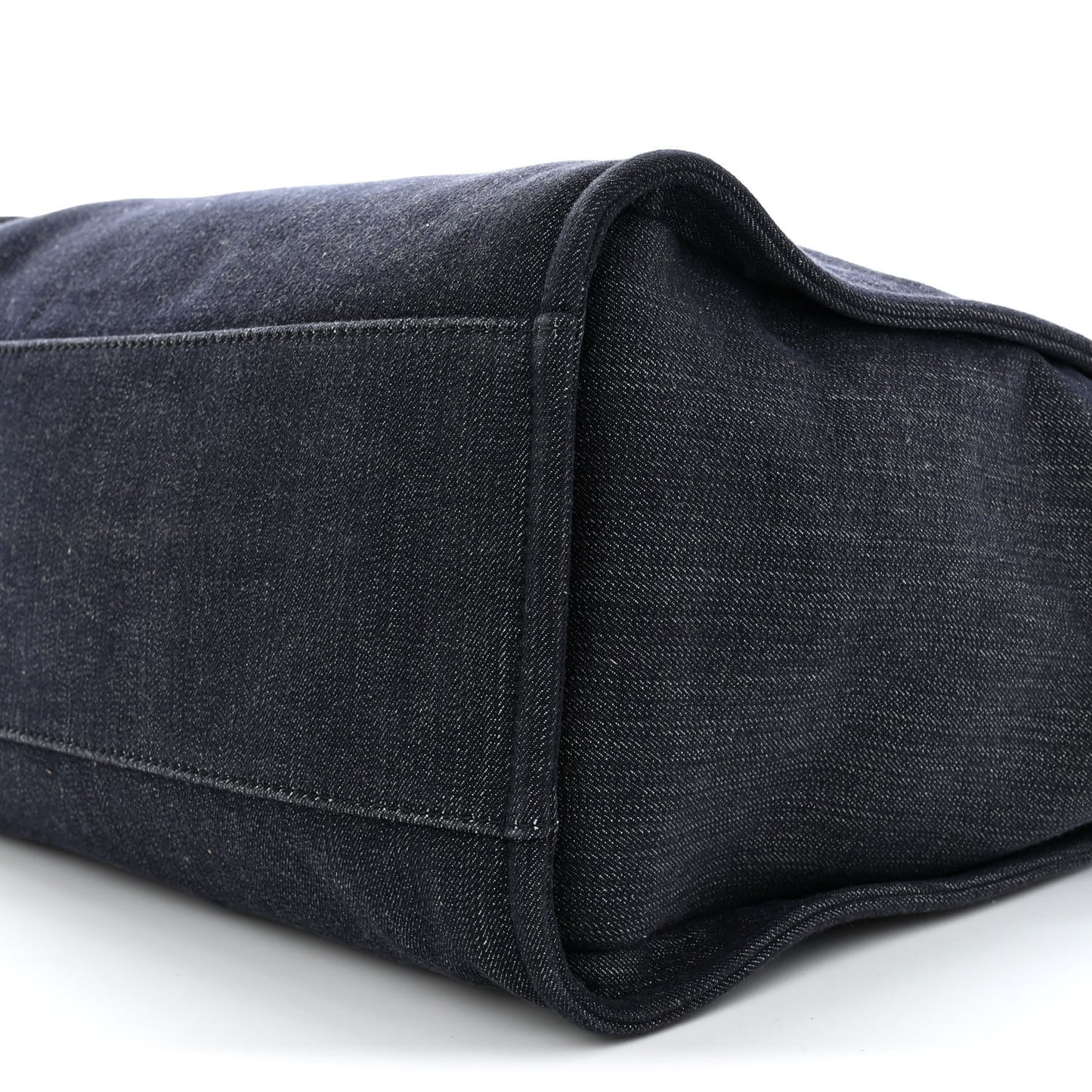 Denim Medium Deauville Tote Dark Blue