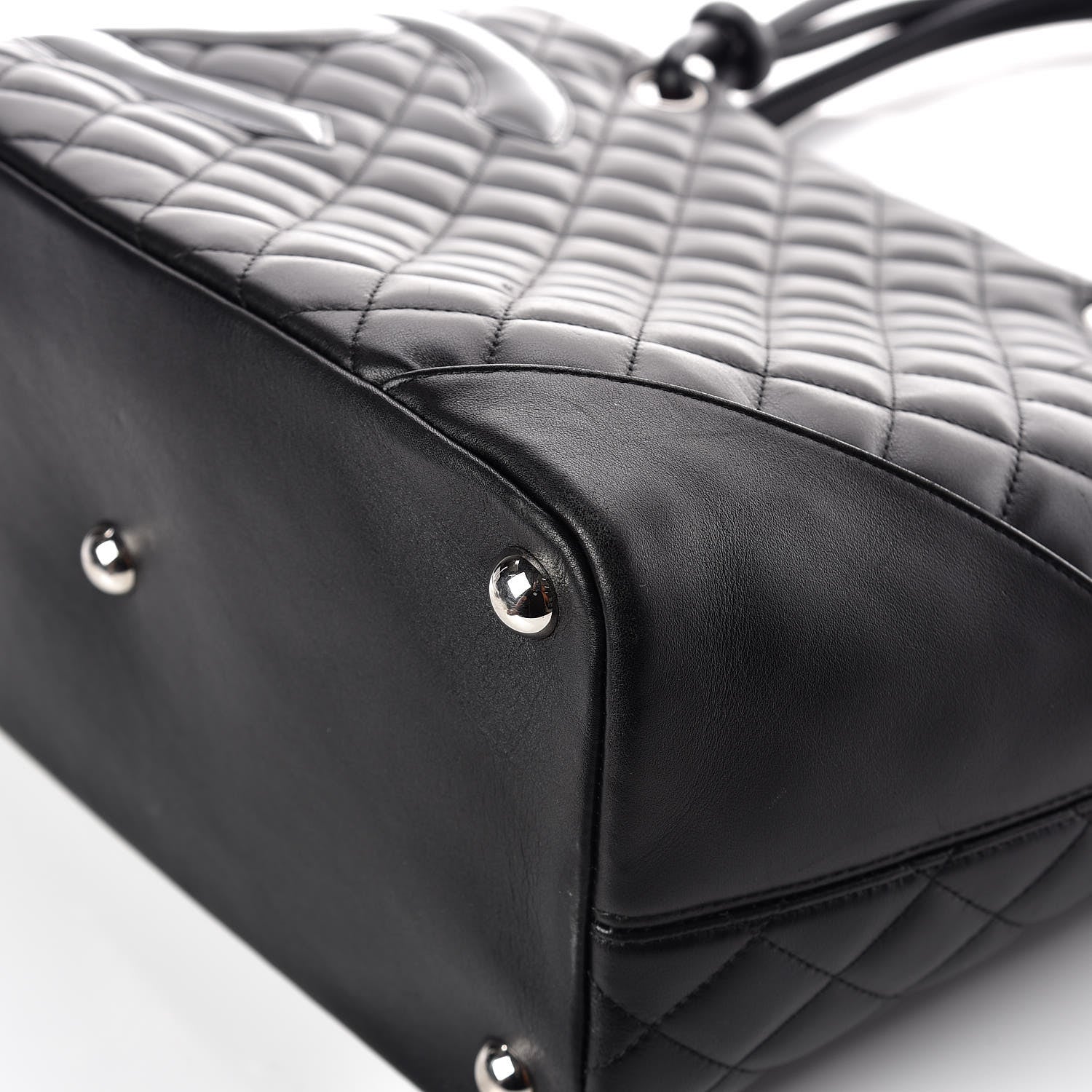 Chanel Calfskin Quilted Large Cambon Tote Black 12 of 15