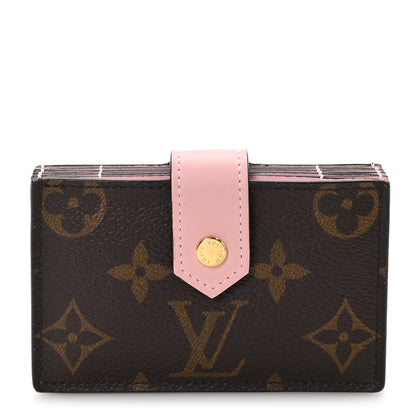 Louis Vuitton Monogram Gusset Card Holder Rose Ballerine 1 of 9