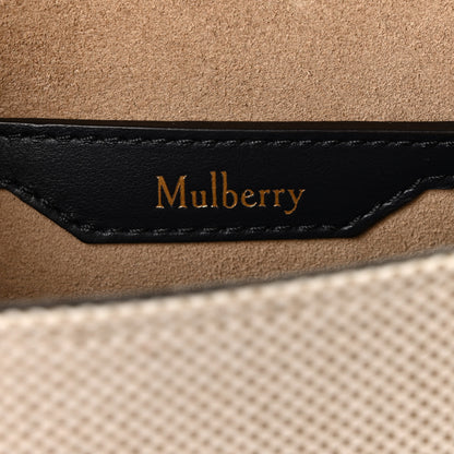 Mulberry Canvas Calfskin Amberley Satchel 6 of 9