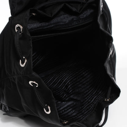 Prada Nylon Vela Medium Backpack Black 10 of 10