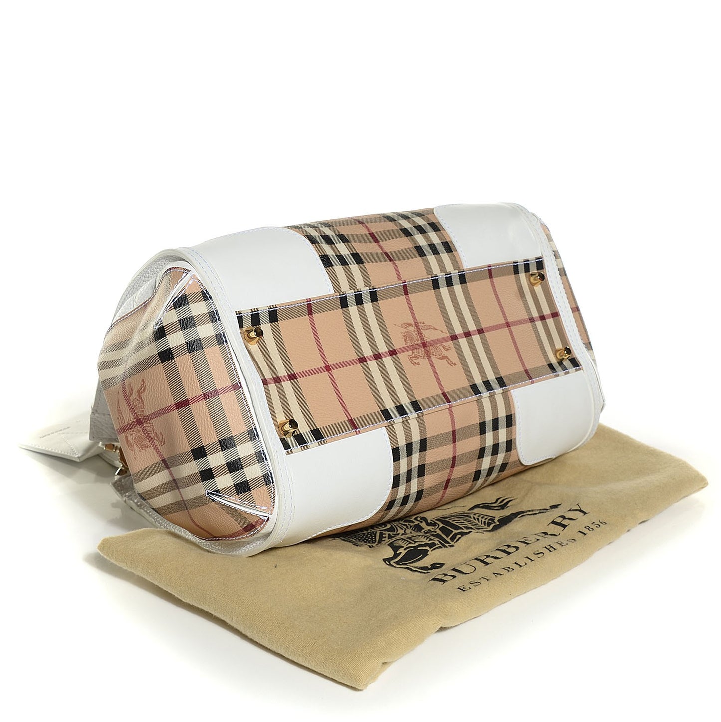 Haymarket Check Small Gladstone White