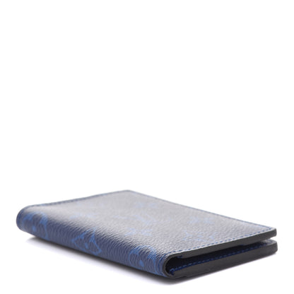 Louis Vuitton Monogram Outdoor Slender Wallet Blue 4 of 8