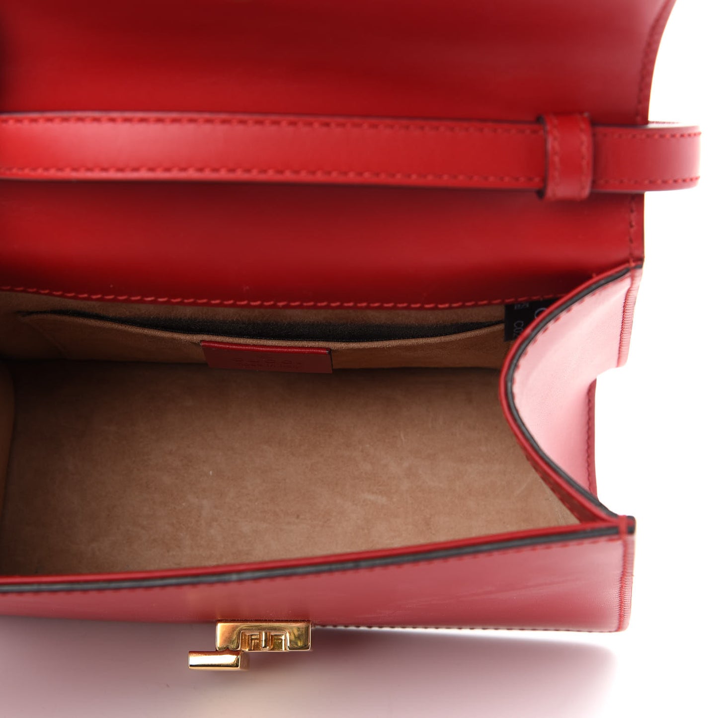 Calfskin Mini Sylvie Top Handle Bag Hibiscus Red