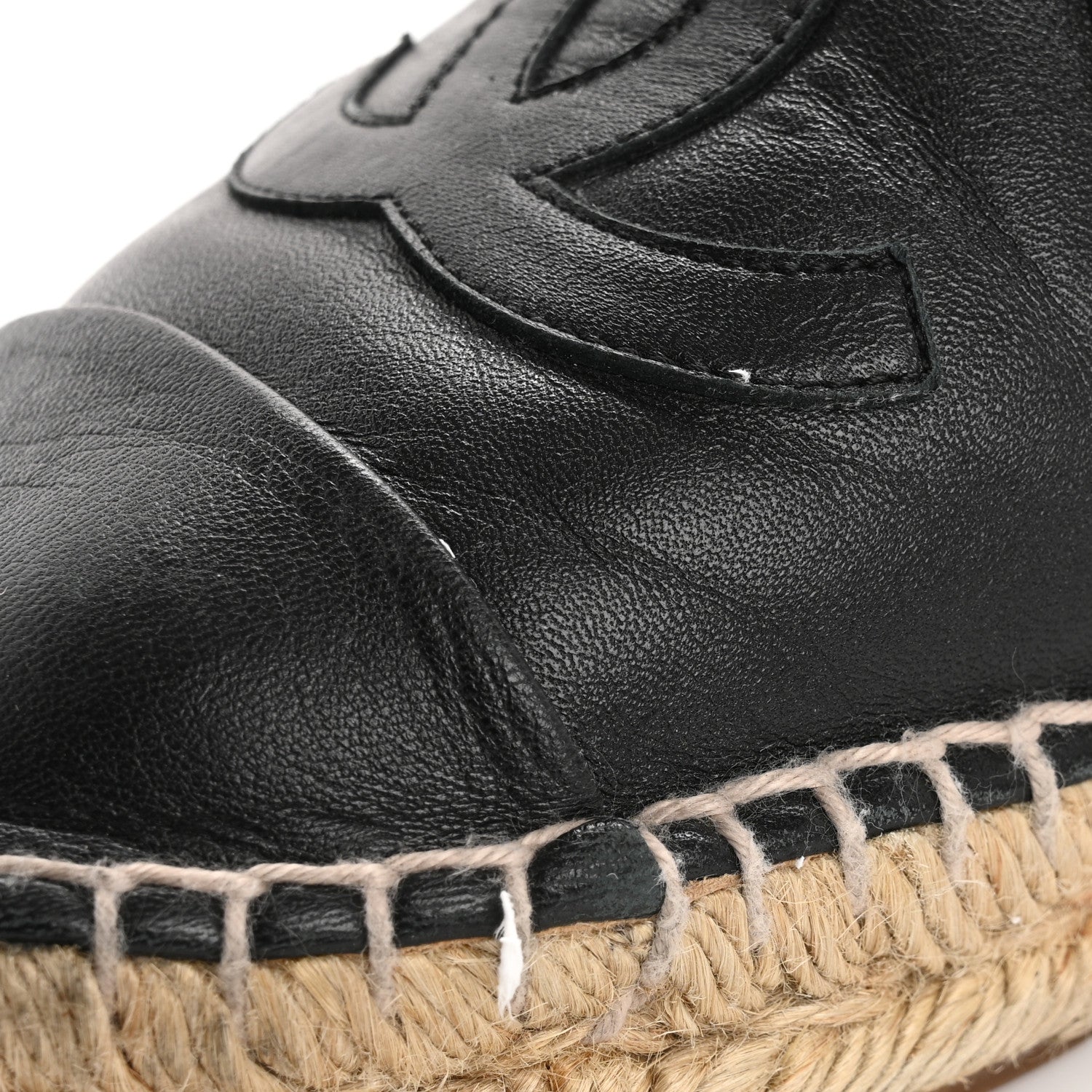Chanel Lambskin CC Espadrilles 39 Black 14 of 15