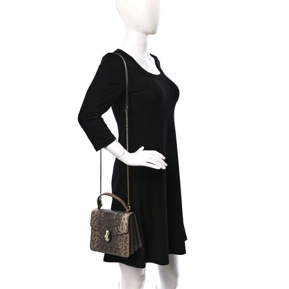 Bulgari Shiny Karung Serpenti Forever Top Handle Brown 2 of 8