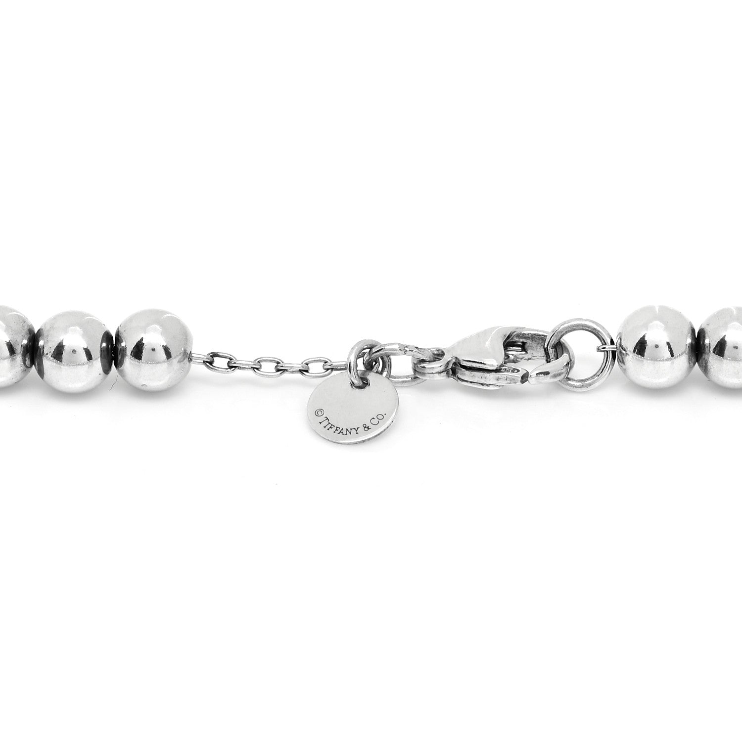 Tiffany Sterling Silver HardWear Graduated Ball Necklace 4 of 6