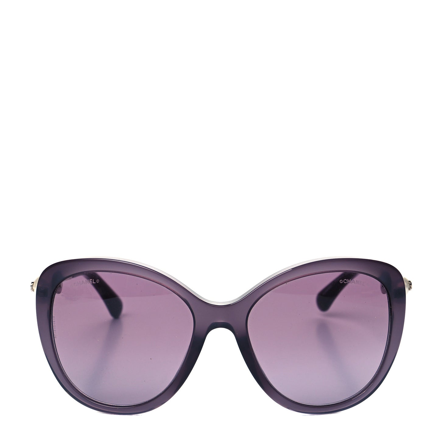 Acetate Pearl Winter Butterfly Sunglasses 5338-H-A Purple