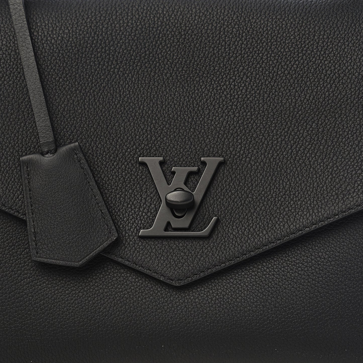 Soft Calfskin My Lockme Top Handle Black