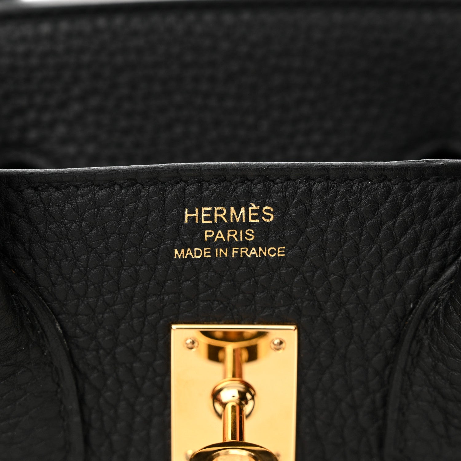 Hermes Togo Birkin 25 Black 6 of 11