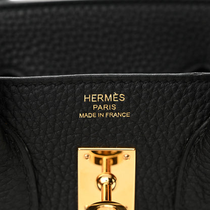 Hermes Togo Birkin 25 Black 6 of 11