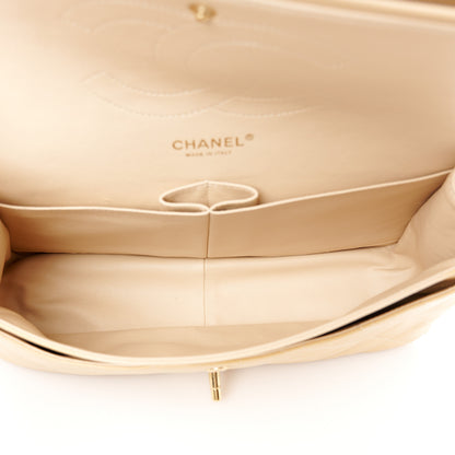 Chanel Caviar Quilted Jumbo Double Flap Beige 5 of 11