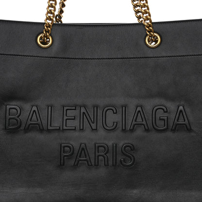 Balenciaga Soft Smooth Calfskin Large Duty Free Tote Black 7 of 10