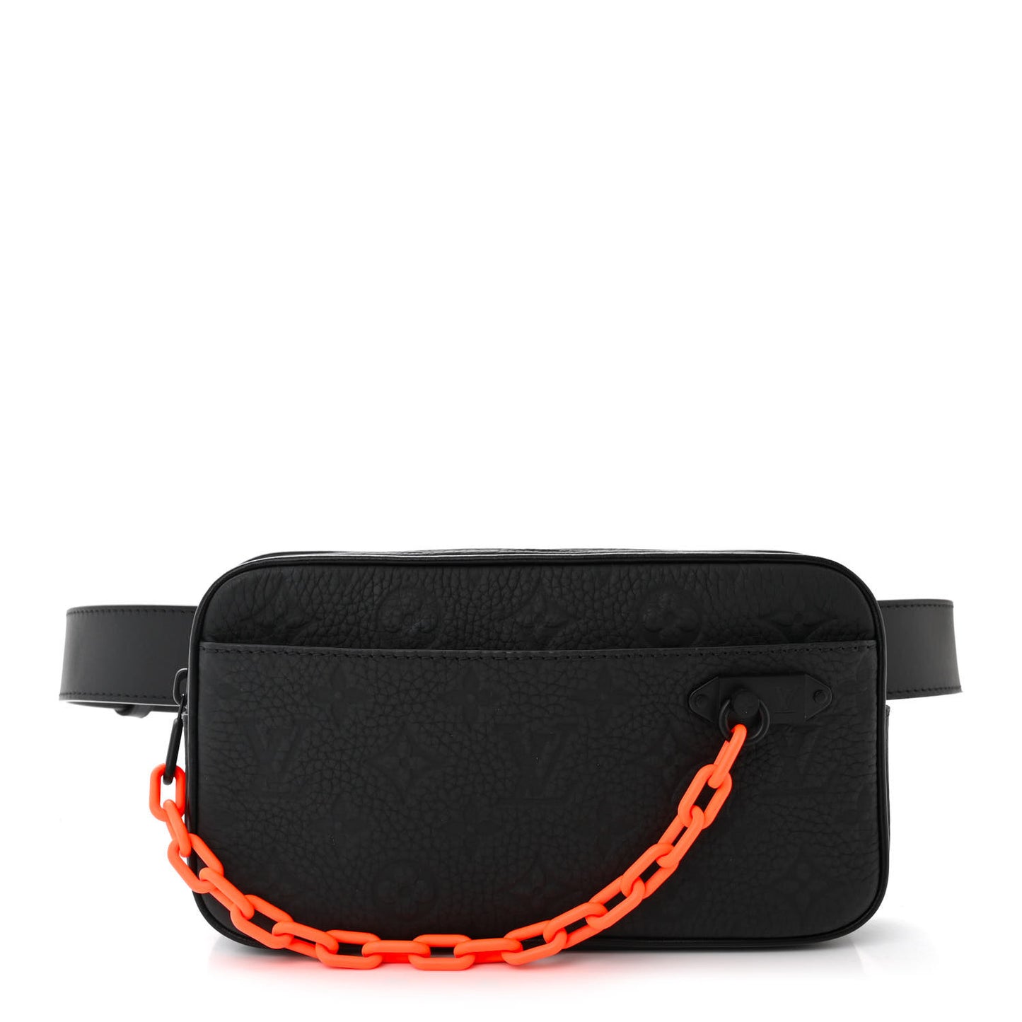 Taurillon Monogram Uniformes Solar Ray Soft Pochette Volga Belt Bag Black