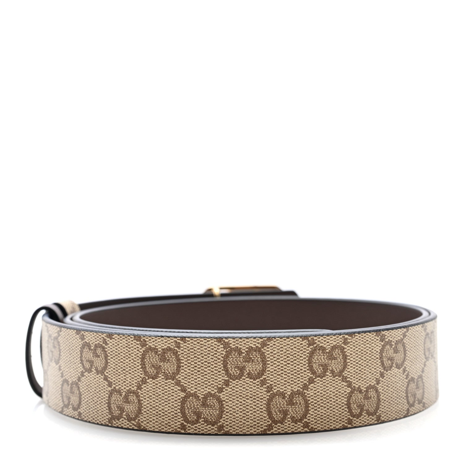 Gucci Original GG Canvas Marmont Thin Belt 115 46 Beige Ebony 2 of 4